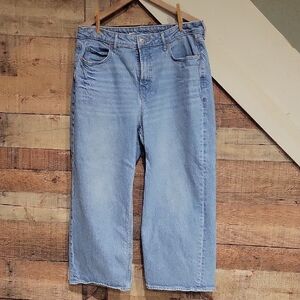 Old Navy Sky High Wide Leg Light Blue Jeans